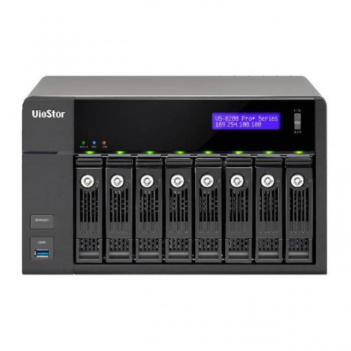 Cloud Monitor QNAP VS-8224-PRO+-US Intel Core i3-4150 3.5GHz 8-Bay Tower NVR  System 24 Cameras for SMB  